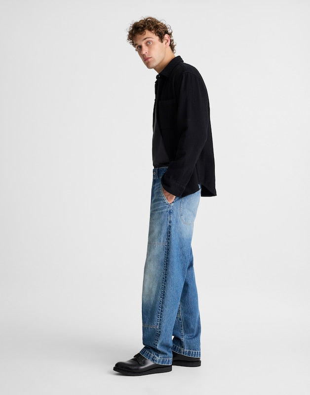The Utility Pant in Denim ELLERBY WASH