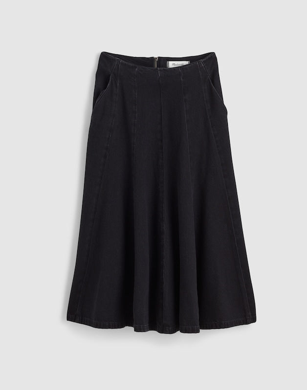 Airy Denim Circle Skirt HANNE WASH