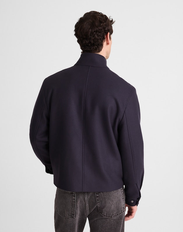 Harrington Jacket in Wool Blend CLASSIC NAVY
