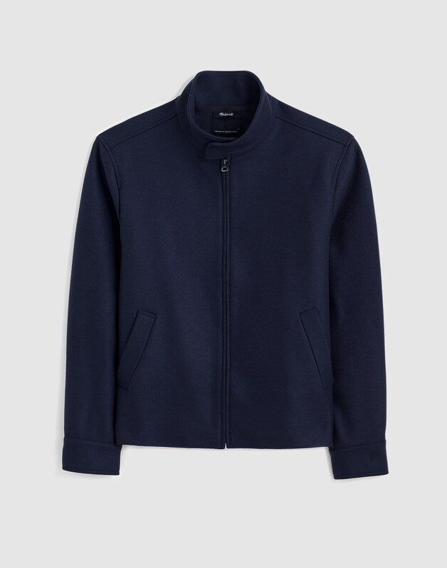 Harrington Jacket in Wool Blend CLASSIC NAVY