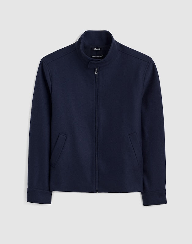 Harrington Jacket in Wool Blend CLASSIC NAVY