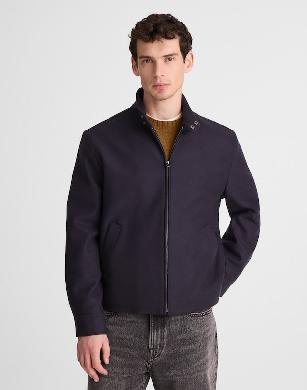 Harrington Jacket in Wool Blend CLASSIC NAVY