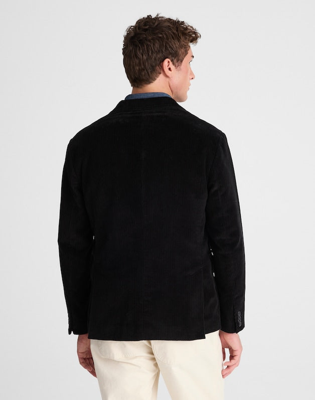 Unstructured Blazer in Corduroy WASHED BLACK