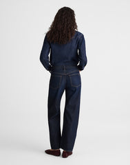 The Tall Darted Barrel-Leg Jean in SoftDrape FOUNDRY WASH