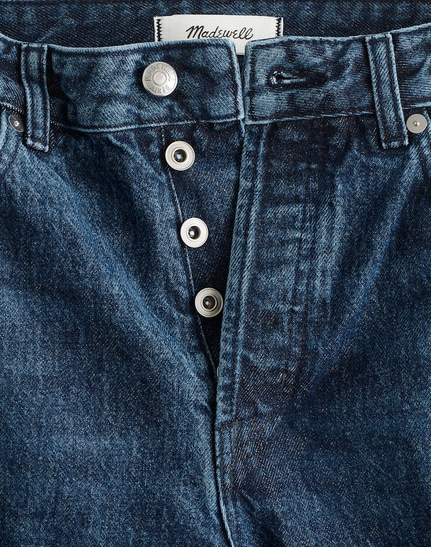 Tall Pieced Barrel-Leg Jeans in McKinney Wash MCKINNEY WASH