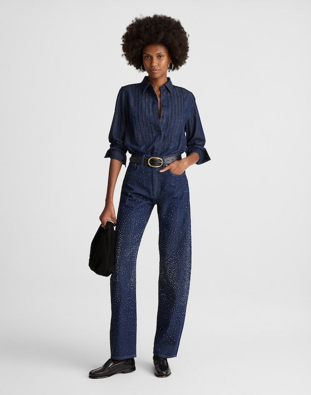 The Balloon Jean in Rinse Wash RINSE WASH