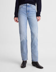The Petite Longline Straight Jean RAEBROOK WASH