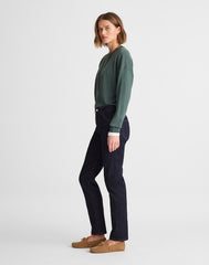 The Jules Slim-Straight Jean in Rinse Wash RINSE WASH