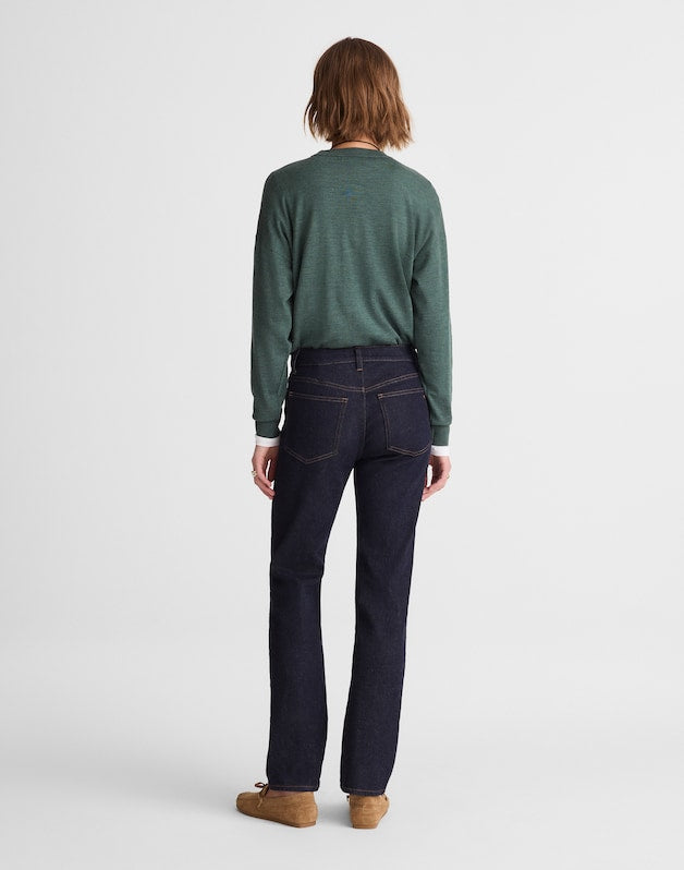 The Jules Slim-Straight Jean in Rinse Wash RINSE WASH