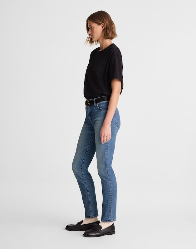 The Jules Slim-Straight Jean CONCHO WASH