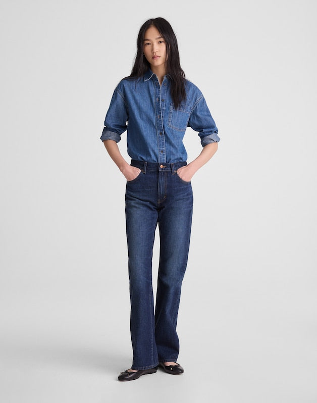 Relaxed Bootcut Jeans in Japanese Denim NORTHVALE WASH