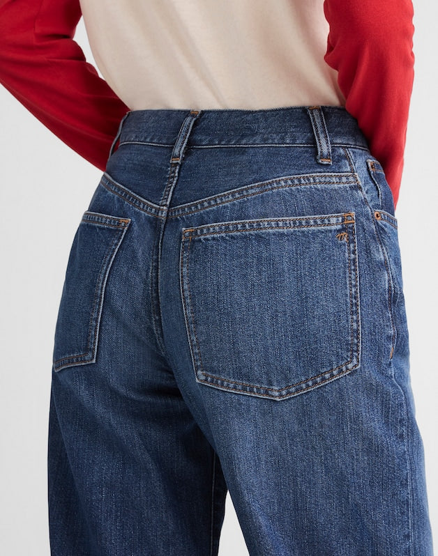 The Perfect Vintage Wide-Leg Jean in SoftDrape MOFFAT WASH