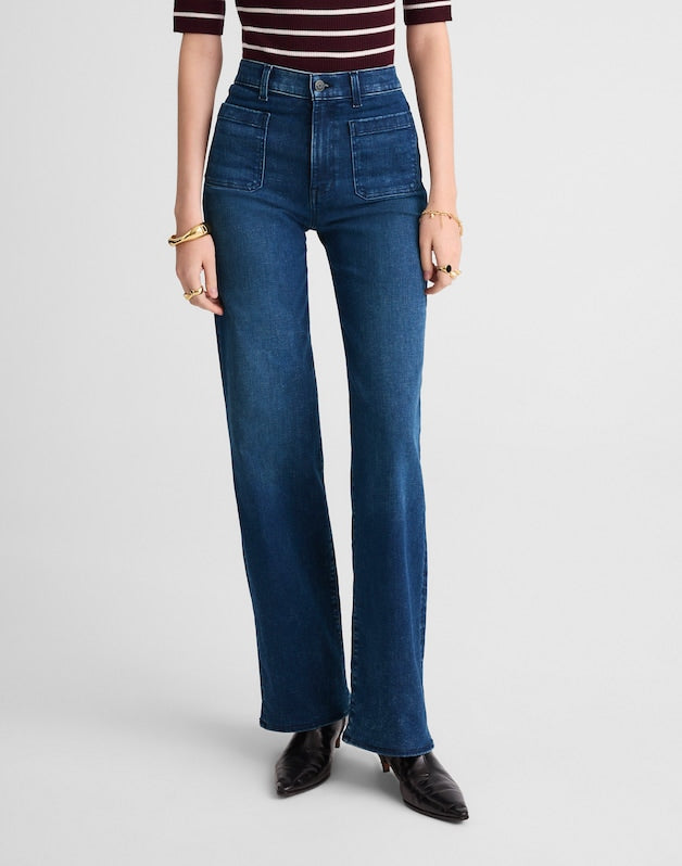 The Tall Emmett Wide-Leg Jean NIGHTHAWK WASH