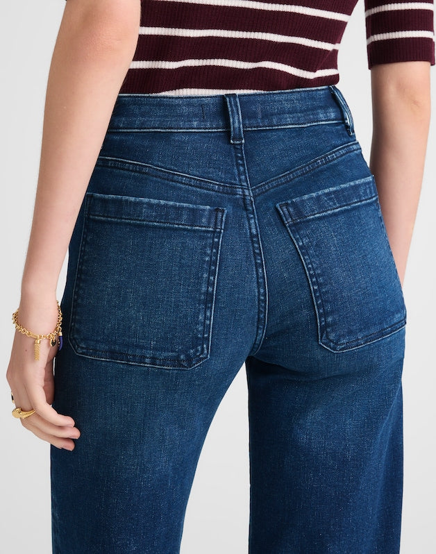 The Tall Emmett Wide-Leg Jean NIGHTHAWK WASH