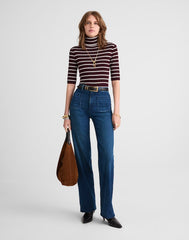 The Tall Emmett Wide-Leg Jean NIGHTHAWK WASH