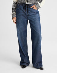 Low-Slung Baggy Jeans in Airy Denim ALLENHAM WASH