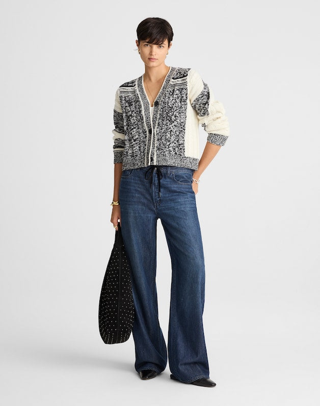 Low-Slung Baggy Jeans in Airy Denim ALLENHAM WASH