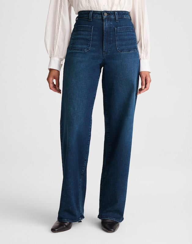 The Petite Curvy Emmett Wide-Leg Jean NIGHTHAWK WASH