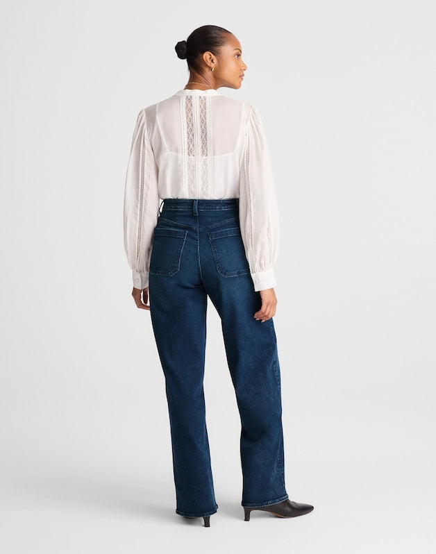 The Petite Curvy Emmett Wide-Leg Jean NIGHTHAWK WASH