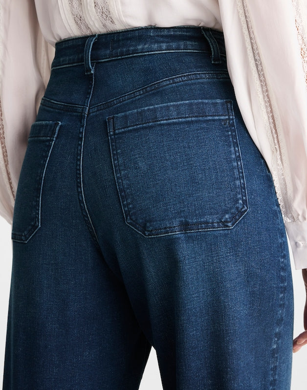 The Petite Curvy Emmett Wide-Leg Jean NIGHTHAWK WASH