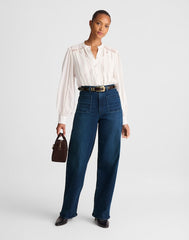 The Petite Curvy Emmett Wide-Leg Jean NIGHTHAWK WASH