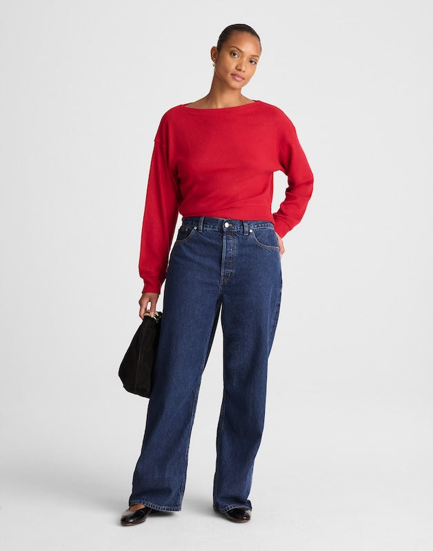 Curvy Low-Slung Baggy Jeans in McKinney Wash MCKINNEY WASH
