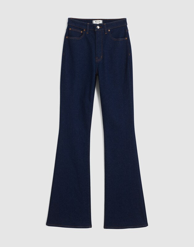 The Curvy Stretch Flare Jean in Rinse Wash RINSE WASH