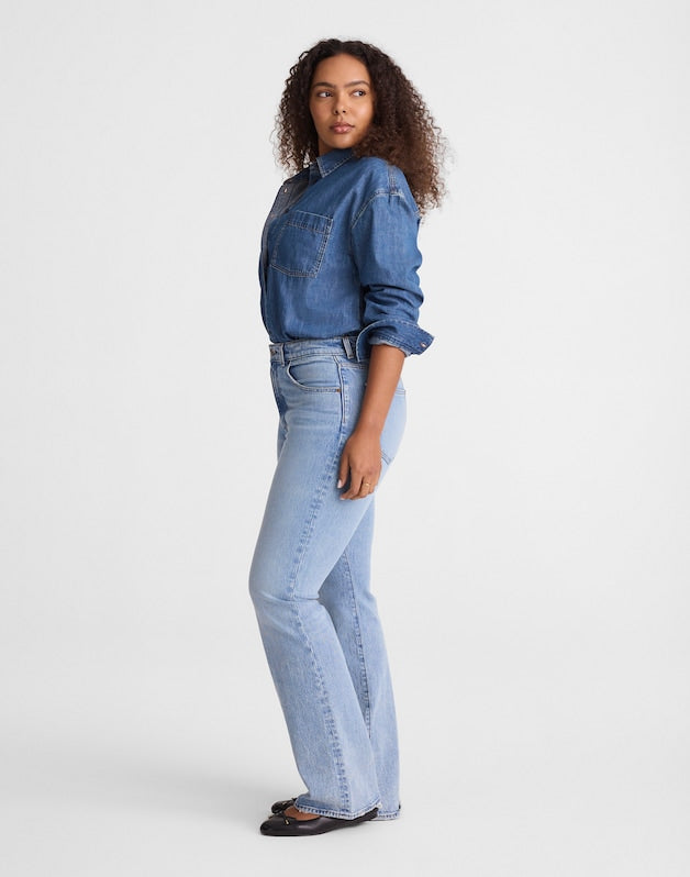 Petite Curvy Relaxed Bootcut Jeans RAEBROOK WASH