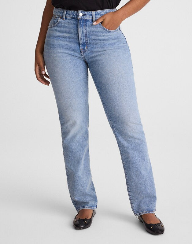 The Curvy Longline Straight Jean RAEBROOK WASH