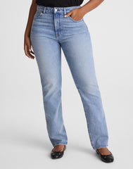 The Curvy Longline Straight Jean RAEBROOK WASH