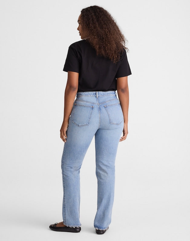 The Curvy Longline Straight Jean RAEBROOK WASH