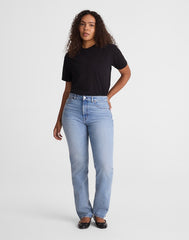 The Curvy Longline Straight Jean RAEBROOK WASH