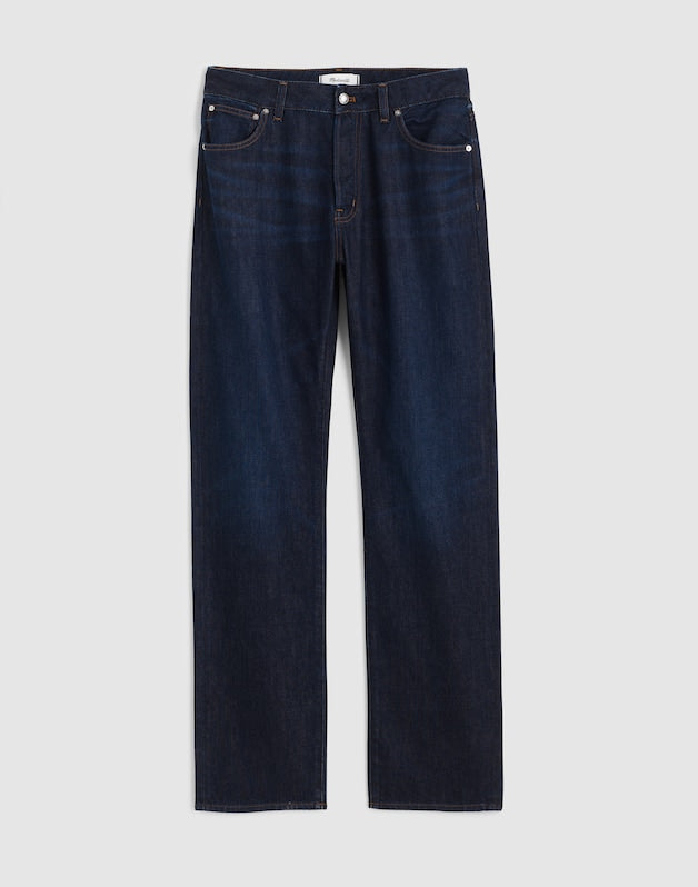 The Petite Curvy Dean Easy Straight Jean in SoftDrape FOUNDRY WASH