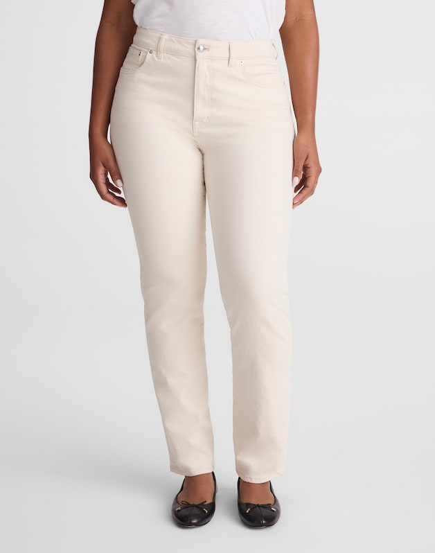 The Curvy Jules Slim-Straight Jean VINTAGE CANVAS