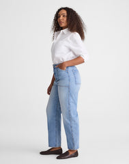 The Petite Curvy Balloon Utility Jean RAEBROOK WASH