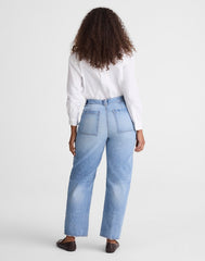 The Petite Curvy Balloon Utility Jean RAEBROOK WASH