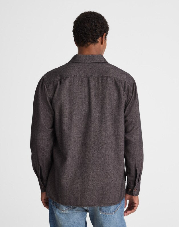 Work Shirt in Herringbone GRAY