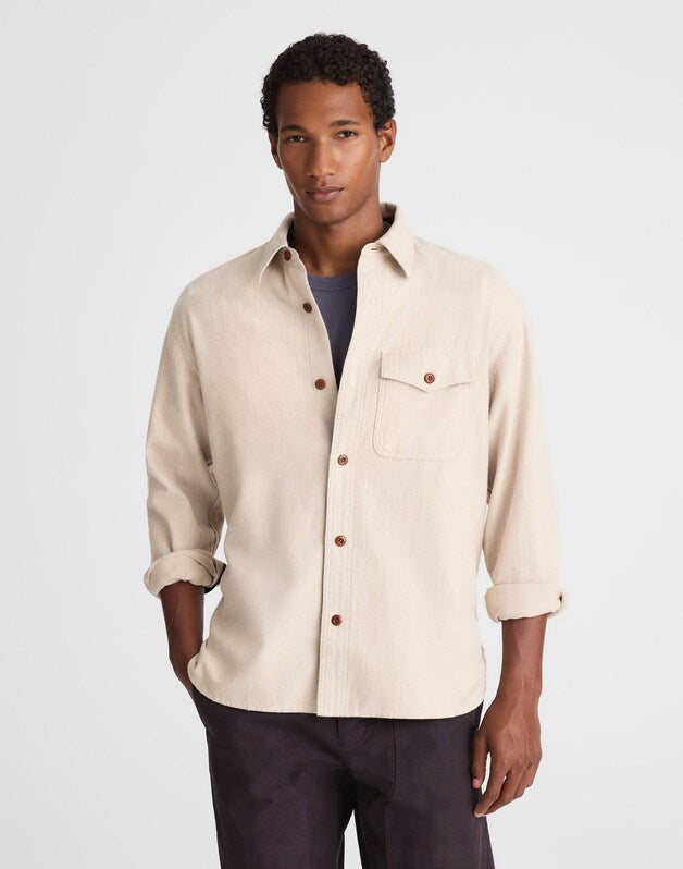 Work Shirt in Herringbone OAT HERRINGBONE