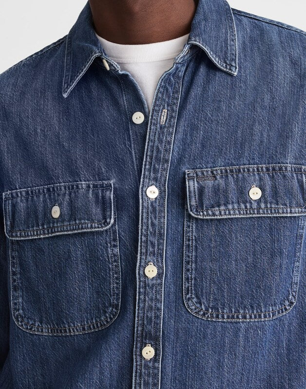 Denim Button-Up Shirt BENFIELD WASH