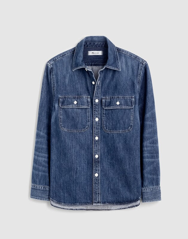 Denim Button-Up Shirt BENFIELD WASH