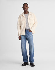 Shirt-Jacket in Uniform Twill IVORY