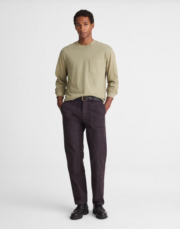The Long-Sleeve Vintage Pocket Tee FADED FATIGUE