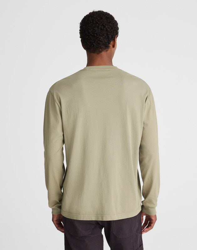 The Long-Sleeve Vintage Pocket Tee FADED FATIGUE