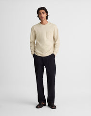The Long-Sleeve Vintage Pocket Tee HEATHER OAT GREY