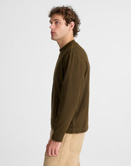 Heavyweight Long-Sleeve Mockneck Tee SR7763
