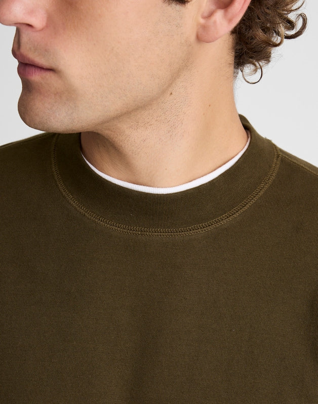 Heavyweight Long-Sleeve Mockneck Tee SR7763