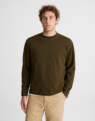 Heavyweight Long-Sleeve Mockneck Tee SR7763