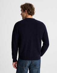 Cardigan in Heritage Merino Wool NAVY
