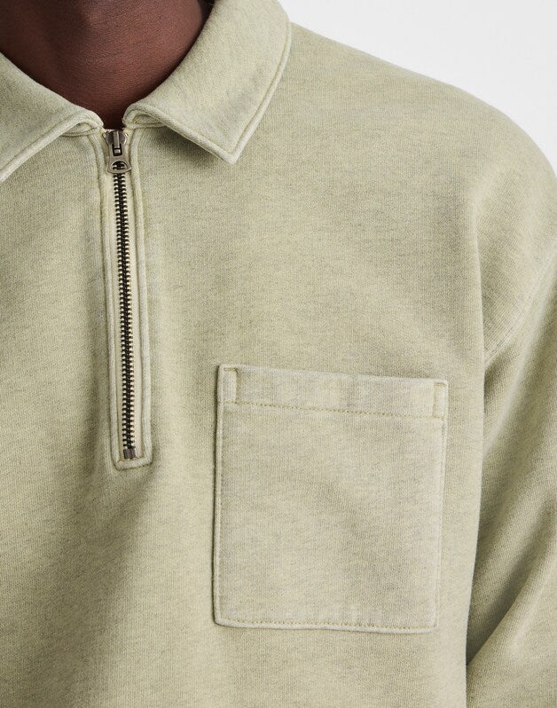 The McCarren Quarter-Zip Sweatshirt EARTHEN SAGE