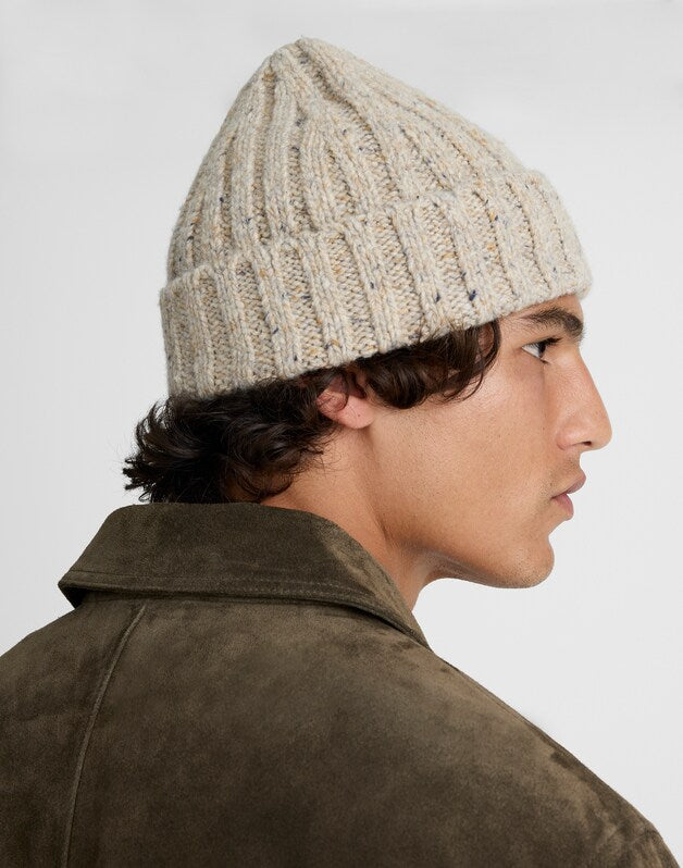 Ribbed Beanie OATMEAL